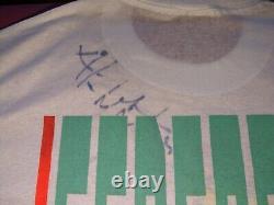 Yes Band SIGNED Big Generator 87 Live Tour T-Shirt Size Large