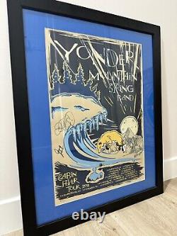 Yonder Mountain String Band Cabin Fever Tour Poster 2011 SIGNED And Framed