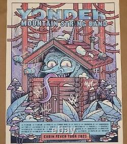 Yonder Mountain String Band Signed Tour Poster