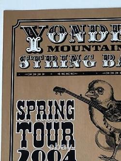 Yonder Mountain String Band Spring Tour 2004 Original Concert Poster Signed #30