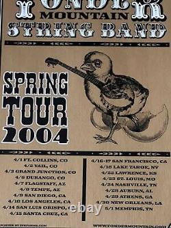 Yonder Mountain String Band Spring Tour 2004 Original Concert Poster Signed #30