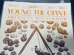 Young The Giant Autographed Poster 2023 America & Beyond Tour ALL 5 Band Signed